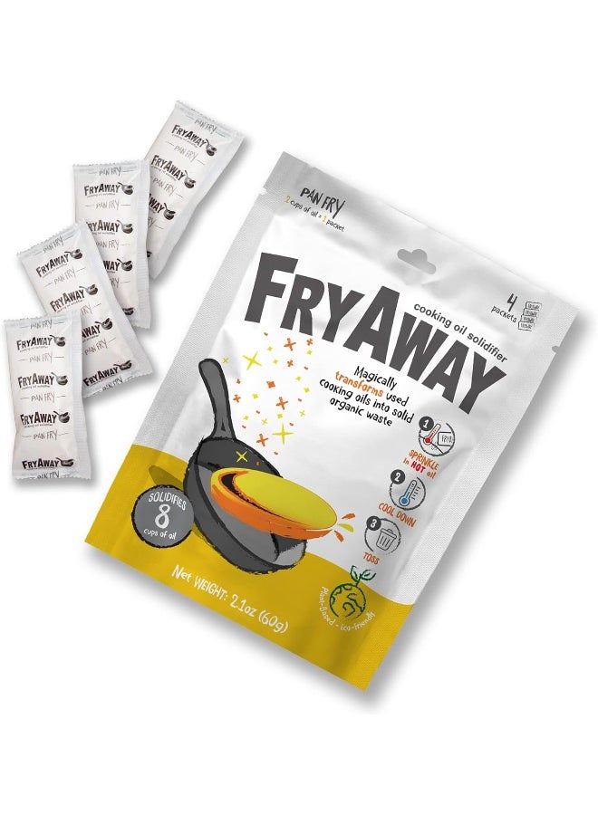FryAway Pan Fry Waste Cooking Oil Solidifier Powder - Image 1